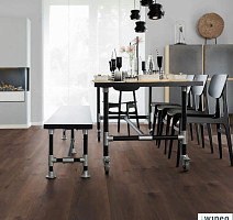 Wineo 500 Wood L V4 8мм LA210LV4 Дуб Лиссабон Темно-коричневый фото 2 | FLOORDEALER