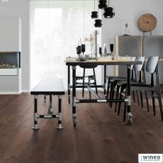 Wineo 500 Wood L V4 8мм LA210LV4 Дуб Лиссабон Темно-коричневый фото 2 | FLOORDEALER