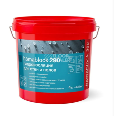 Сопутствующие материалы Homablock 290 Гидроизоляция латексная для стен и полов Homablock 290 4 кг. Гидроизоляция латексная для стен и полов фото 1 | FLOORDEALER