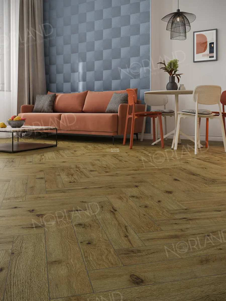 Norland Herringbone Elegant Strong 12мм LF304-14 Дуб Скай фото 4 | FLOORDEALER