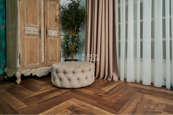 Vinilam Parquet Herringbone Glue 2.5мм IS11177 Паркет Версальский Glue фото 3 | FLOORDEALER