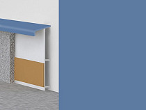 Плинтус ковровый с фурнитурой и ребрами жесткости Dollken TL-51 5388 / 1388 Голубой фото 1 | FLOORDEALER