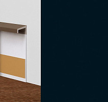 Плинтус ковровый без фурнитуры Dollken Tle-55 0110 (110/W225) Черный фото 3 | FLOORDEALER