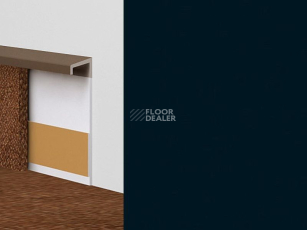 Плинтус ковровый без фурнитуры Dollken Tle-55 0110 (110/W225) Черный фото 3 | FLOORDEALER