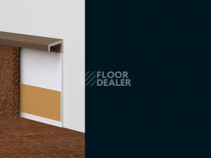 Плинтус ковровый без фурнитуры Dollken Tle-55 0110 (110/W225) Черный фото 3 | FLOORDEALER