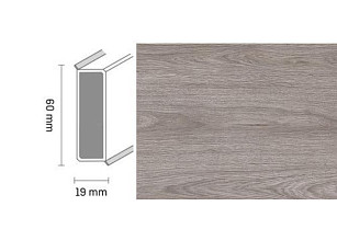 Плинтус Плинтус Dollken Cubu 60 Touch & Style 2946 фото 1 | FLOORDEALER