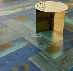 Forbo Allura Decibel Material 9717AD8 deep blue ash (100x20 cm) фото 2 | FLOORDEALER