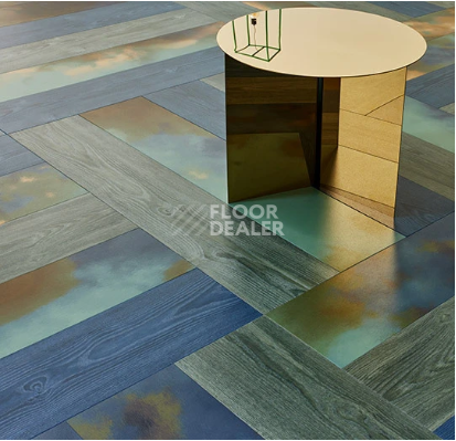 Forbo Allura Decibel Material 9717AD8 deep blue ash (100x20 cm) фото 2 | FLOORDEALER