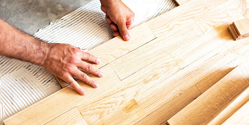 Монтаж паркета