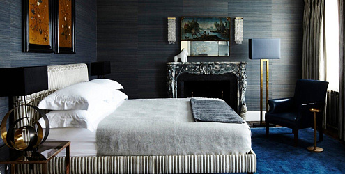 Темный ковролин в спальню. Варианты цветовых сочетаний