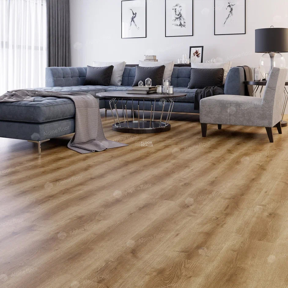 Alpine Floor Legno Extra 8мм L1007 ДУБ МОККА фото 2 | FLOORDEALER