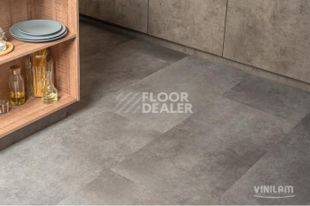 Кварцвиниловые полы Ceramo Vinilam Stone 8 мм 71610 Цемент Стальной фото 1 | FLOORDEALER