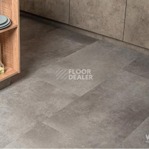 Кварцвиниловые полы Ceramo Vinilam Stone 8 мм 71610 Цемент Стальной фото 1 | FLOORDEALER