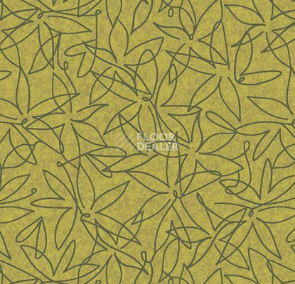 Ковролин Flotex Vision Floral 500024 (Field) Lime фото 1 | FLOORDEALER