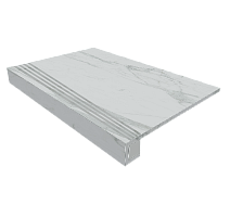 Керамогранит Montis Комплект с прямоуг. бортиком 33x120 Комплект (Ступень mn 01 (33x120) непол. (прямоугол. бортик) + Подступенок (14,5x120)) фото 1 | FLOORDEALER