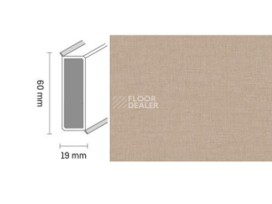 Плинтус Плинтус Dollken Cubu 60 Touch & Style 2961 фото 1 | FLOORDEALER