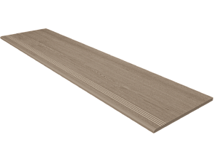 Керамогранит Classic Wood Ступень 30x120x10 Ступень cw 02-30x120x10-Непол. (с насечками) фото  | FLOORDEALER