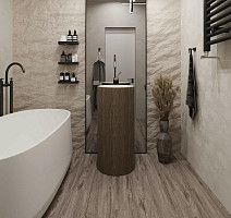 Alix Floor City Line 5мм ALX1071-3 Дуб бергамо серый фото 4 | FLOORDEALER