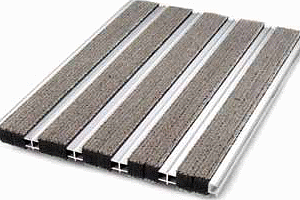 Грязезащитные покрытия Tuftiguard classic Скребок Алюминий 17мм фото  | FLOORDEALER