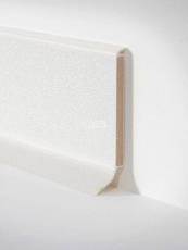 Плинтус на деревянной основе Dollken S-60 flex life top 1013 (5012/117) Белый фото 1 | FLOORDEALER