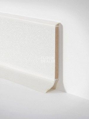 Плинтус Плинтус на деревянной основе Dollken S-60 flex life top 1013 (5012/117) Белый фото 1 | FLOORDEALER