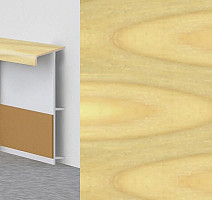 Плинтус Плинтус ковровый с фурнитурой и ребрами жесткости Dollken TL-51 33 Дуб светлый фото 1 | FLOORDEALER