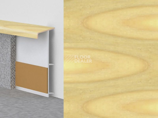 Плинтус Плинтус ковровый с фурнитурой и ребрами жесткости Dollken TL-51 33 Дуб светлый фото 1 | FLOORDEALER
