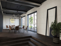 Gabbro Комплект с прямоуг. бортиком 33x120 Комплект (Ступень gb 01 (33x120) непол. (прямоугол. бортик) + Подступенок (14,5x120)) фото 4 | FLOORDEALER