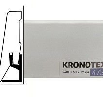 Плинтус Плинтус МДФ Kronotex ламинированный D4732 Плинтус ламинированный МДФ Kronotex Белый фото 1 | FLOORDEALER