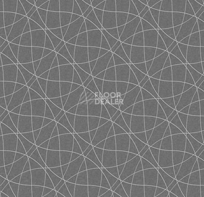 Ковролин Flotex Vision Shape 930008 (Curve) Charcoal фото 1 | FLOORDEALER