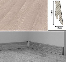 Плинтус Плинтус МДФ Kronotex ламинированный D2873 Плинтус ламинированный МДФ Kronotex Дуб Вейвлесс белый фото 1 | FLOORDEALER