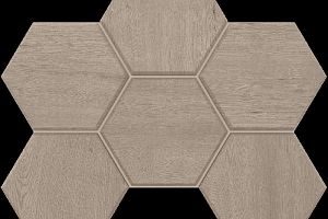 Керамогранит Classic Wood Мозаика Hexagon 25x28,5 Мозаика cw 01 Hexagon 25x28,5 непол. фото  | FLOORDEALER