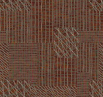 Ковролин Flotex Vision Pattern 560002 (Network) Rust фото 1 | FLOORDEALER