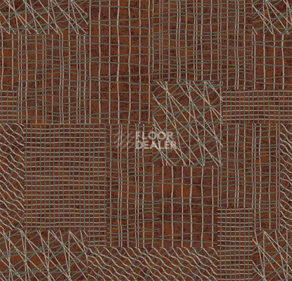 Ковролин Flotex Vision Pattern 560002 (Network) Rust фото 1 | FLOORDEALER