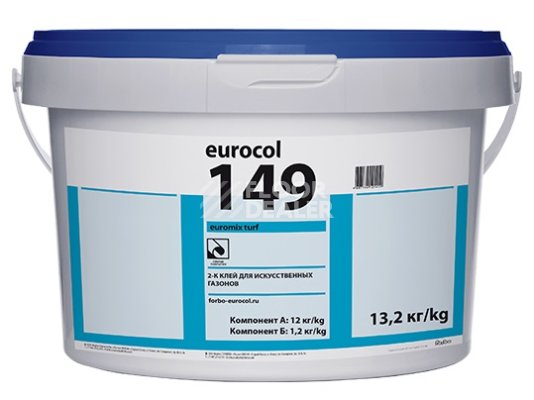 Сопутствующие материалы ПУ клей 149 Euromix Turf ПУ клей Forbo 149 Euromix Turf 13,2 кг фото 1 | FLOORDEALER
