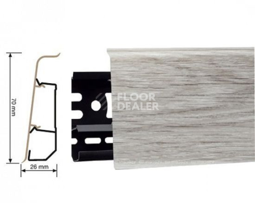 Плинтус Arbiton Indo Плинтус Arbiton Indo 70мм ПВХ 44 Дуб Болтон фото 1 | FLOORDEALER