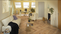 Kronotex Herringbone 8мм d3861 Дуб Пиза фото 2 | FLOORDEALER