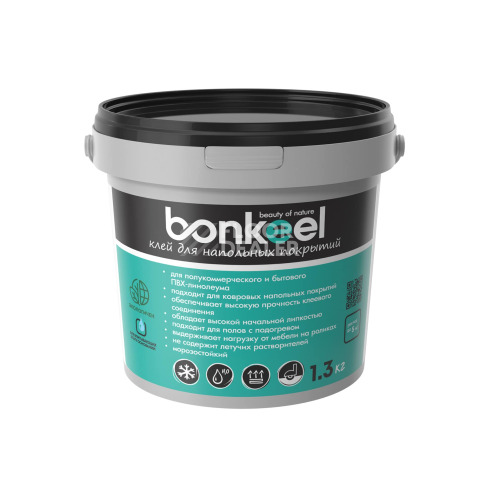 Сопутствующие материалы  Клей для напольных покрытий Bonkeel 1,3 кг. фото 1 | FLOORDEALER