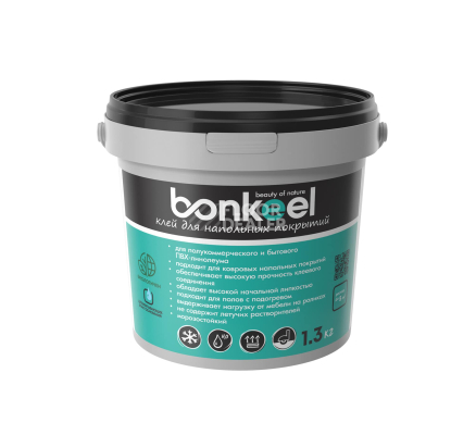 Сопутствующие материалы  Клей для напольных покрытий Bonkeel 1,3 кг. фото 1 | FLOORDEALER