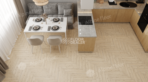 Alpine Floor Herringbone Pro 12мм lf 106-01 Дуб Лион фото 3 | FLOORDEALER
