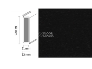 Плинтус Плинтус Dollken Cubu Decor 60 1144 schwarz фото 1 | FLOORDEALER