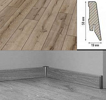 Плинтус МДФ Kronotex ламинированный D3075 Плинтус ламинированный МДФ Kronotex Дуб Рип D3075/ Дуб Рифт D3044 фото 2 | FLOORDEALER