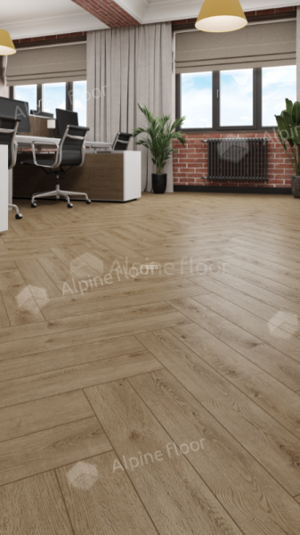 Alpine Floor Herringbone Pro 12мм lf 106-07 Дуб Прованс фото 4 | FLOORDEALER