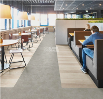 Forbo allura flex" material 62523FL1 grigio concrete (50x50 cm) фото 3 | FLOORDEALER
