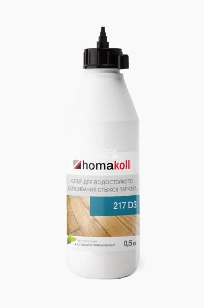 Сопутствующие материалы Homakoll 217 Клей для стыков штучного паркета Homakoll 217 1 кг. Клей для стыков штучного паркета, водно-дисперсионный фото 1 | FLOORDEALER