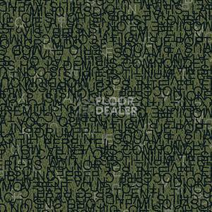 Ковровая плитка Ege Highline Contrast Lettering Green rfm 52956458 фото 1 | FLOORDEALER