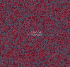 Ковролин Flotex Vision Floral 500018 (Field) Cranberry фото 1 | FLOORDEALER