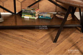 Кварцвиниловые полы Vinilam Parquet Herringbone 6,5 мм IS11210 Паркет Де Вилль фото 1 | FLOORDEALER