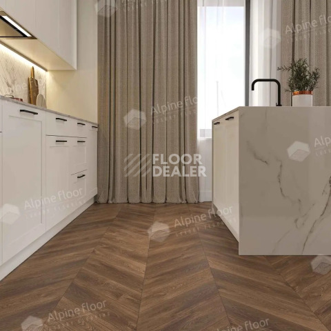 Alpine Floor Chevron 5мм Дуб Коричневый ECO18-13 фото 3 | FLOORDEALER