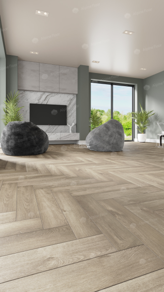 Alpine Floor Parquet Premium 8мм Дуб Натуральный Отбеленный ECO19-5 фото 4 | FLOORDEALER